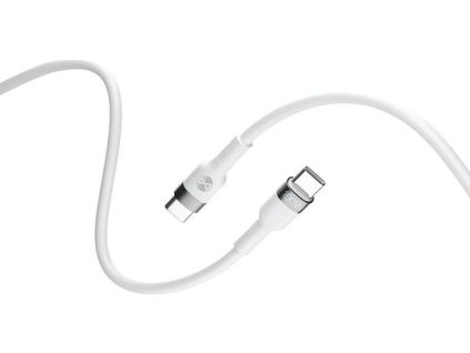Datový kabel Forever Flexible USB-C/USB-C 2m 100W bílý