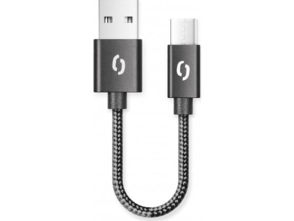 ALIGATOR PREMIUM 2A kabel, 50cm USB-C, černý