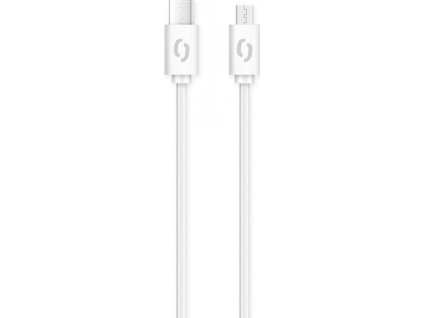 ALIGATOR Datový kabel POWER 3A, USB-C/microUSB bílý