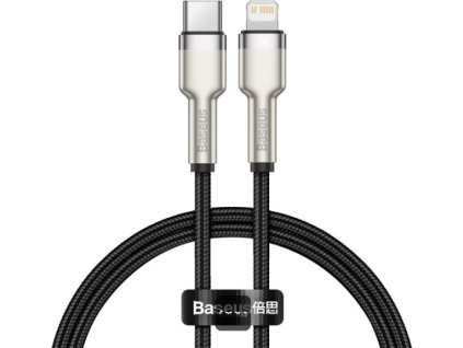 Baseus datový kabel Cafule USB-C na Lightning 0,25m PD 20W černý