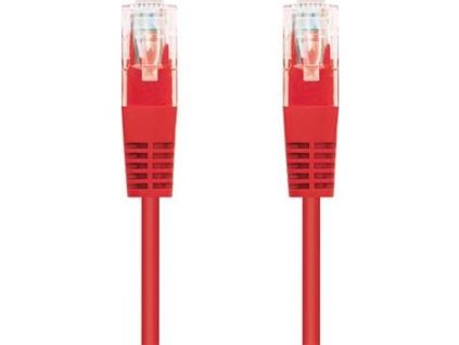 kabel c tech patchcord cat5e utp cerveny 0 25m i37 s