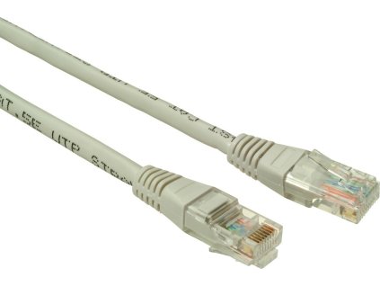Solarix patch kabel CAT6 UTP PVC 1m šedý non-snag-proof C6-155GY-1MB
