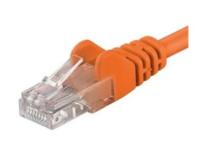 Patch kabel UTP RJ45-RJ45 level 5e 2m oranžová