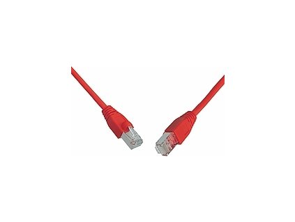 SOLARIX patch kabel CAT5E SFTP PVC 3m červený