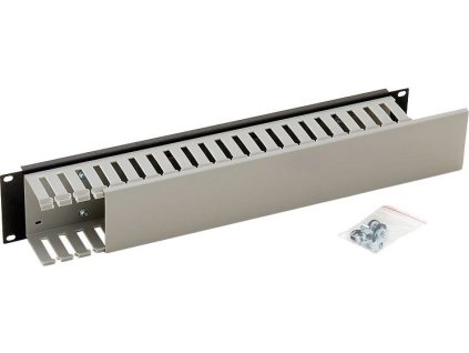 Triton vyvazovací panel RAB-VP-X04-A1, 19", 2U, šedo-černý