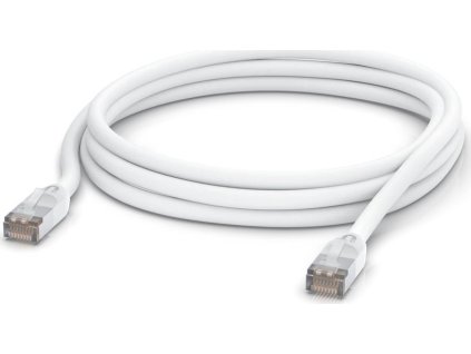 Ubiquiti UACC-Cable-Patch-Outdoor-3M-W, Venkovní UniFi patch kabel, 3m, Cat5e, bílý