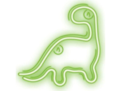 Dekorativní LED neon Dinosaur zelený