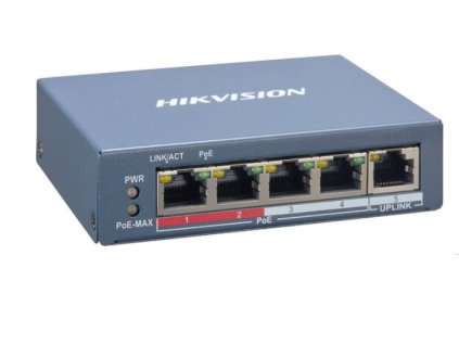 HIKVISION DS 3E1105P EI 5portový manažovateľný PoE switch