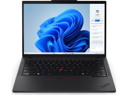 01 ThinkPad T14 5 Eclipse Black Intel Front open display JD