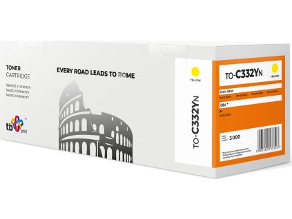 Toner TB kompatibilní s OKI C332 TO-C332YN YE