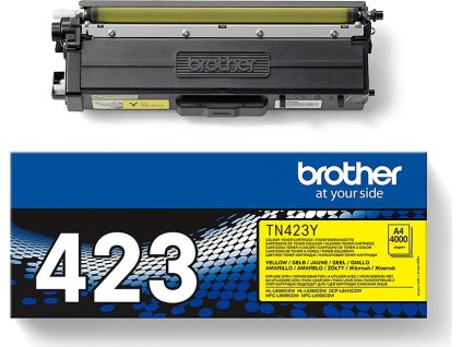 BROTHER toner TN-423Y pro HL-L8260CDW/HL-L8360CDW/DCP-L8410CDW / 4.000 stran / Žlutý