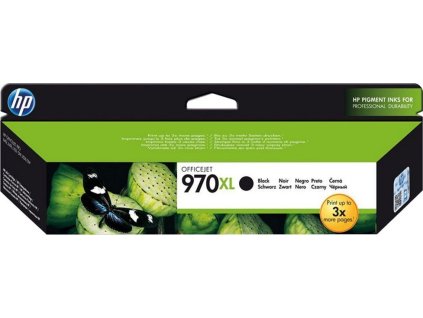 HP (970XL) černá inkoustová kazeta, CN625AE originál