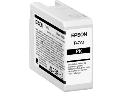 Epson inkoustová náplň/ C13T47A100/ Singlepack Photo black/ UltraChrome
