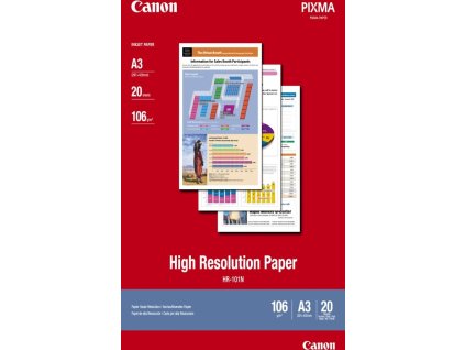 Canon fotopapír HR-101/ A3/ High resolution/ 20ks