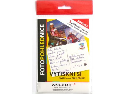 Fotopohlednice 250g/m2, 10x15 cm, glossy, 5ks/bal