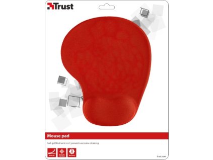 podložka TRUST BigFoot Gel Mouse Pad - red