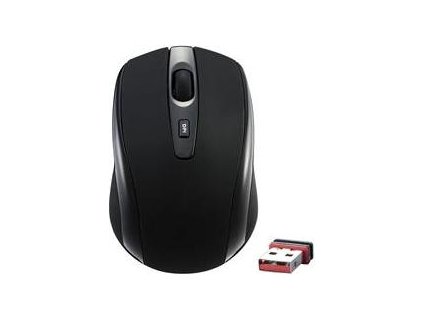 EVOLVEO WML-306B/Cestovní/Laserová/1 600 DPI/Bezdrátová USB/Černá