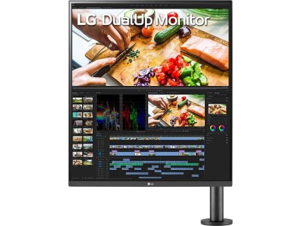 LG Dual monitor 28MQ780-B / 27,6"/ IPS / 2560x2880 / 16:18 / 1000:1/ 300 cd/m2/ 5 ms /HDMI / DP/ USB-C / repro