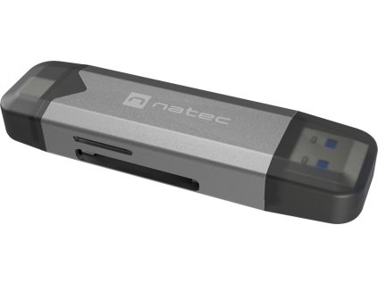 Čtečka karet Natec SCARAB 3 USB-A + USB-C 3.1 GEN 1/microSD/microSDHC/microSDXC/SD/SDHC/SDXC/T-Flash