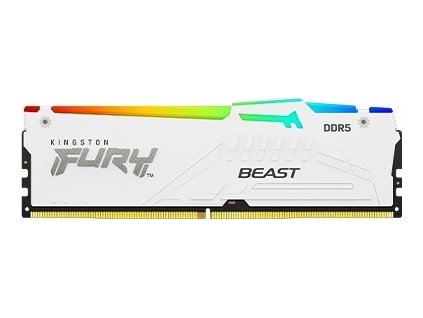 Kingston FURY Beast EXPO/DDR5/32GB/5200MHz/CL36/1x32GB/RGB/White