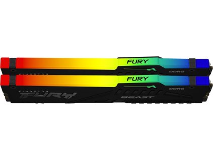 KINGSTON FURY Beast Black RGB XMP 32GB DDR5 6800MT/s / CL34 / DIMM / Kit 2x 16GB