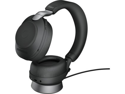 Jabra Evolve2 85/Stereo/ANC/BT/Bezdrát/MS/Stand/Černá