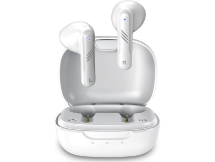 GENIUS bezdrátový headset TWS HS-M905BT White/ Bluetooth 5.3/ USB-C nabíjení/ bílé