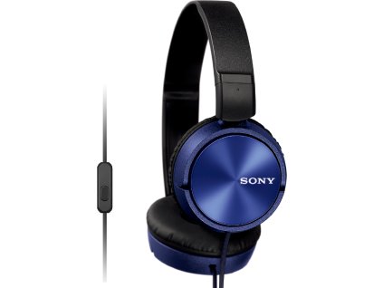 SONY sluchátka MDR-ZX310AP, handsfree, modré