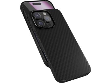 Epico Mag+ Carbon kryt pro iPhone 16 Pro - černý