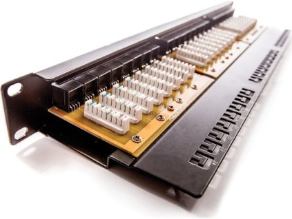 Keline patch panel Cat 6, kompaktný, 24xRJ45/u