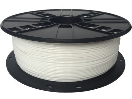 GEMBIRD Struna pro 3D tisk,PETG,1,75mm,1Kg,bílá