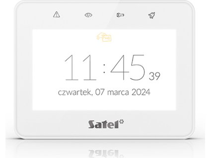 Satel INT-TSG2R-W 4,3” ovládací panel s čítačkou