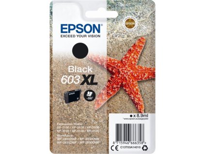Epson inkoustová náplň/ C13T03A14010/ 603XL/ Expression Home XP-21xx/ XP-31xx/WF-2850DWF/ černá
