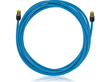 Mini Boot Keline patch kábel Cat 6A, STP, LSOH, modrý