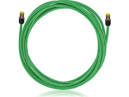 Mini Boot Keline patch kábel Cat 6A, STP, LSOH, zelený