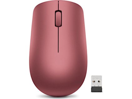 Lenovo 530/Kancelářská/Optická/1 200 DPI/Bezdrátová USB/Červená