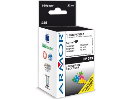 WECARE ARMOR ink kompatibilní s HPDJ 5740,  C8766EE, 10ml, 3barvy