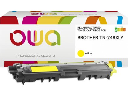 OWA Armor toner kompatibilní s Brother TN-248XL Y, 2300st, žlutá/yellow