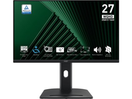 MSI Pro/MP275QPG/27"/IPS/QHD/100Hz/1ms/Black/2R