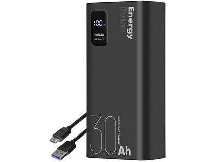 OBAL:ME EnergyPulse Powerbanka 30000mAh 22.5W Black