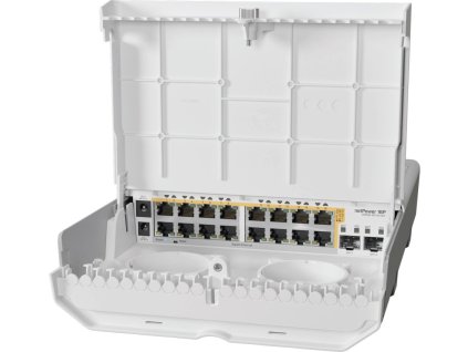 MikroTik Cloud Router Switch CRS318-16P-2S+OUT, netPower 16P, rozbaleno