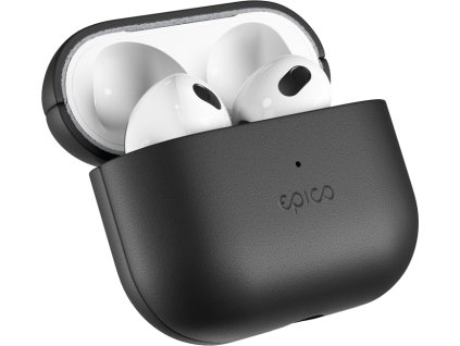 Epico Leather Case Airpods 3 - černá