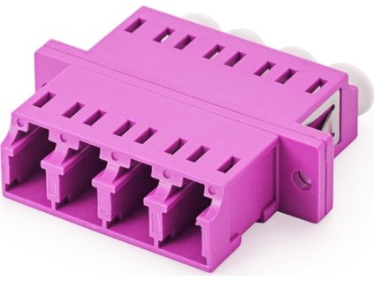 Keline optický adaptér LC-LC Quad, OM4