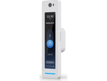 Ubiquiti UniFi Access G3 Reader Pro W - Přístupová NFC čtečka s kamerou, dotykový displej, krytí IP55, PoE, bílá