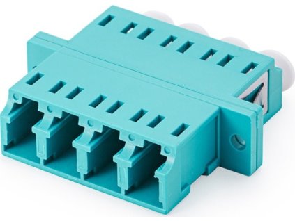 Keline optický adaptér LC-LC Quad, OM3