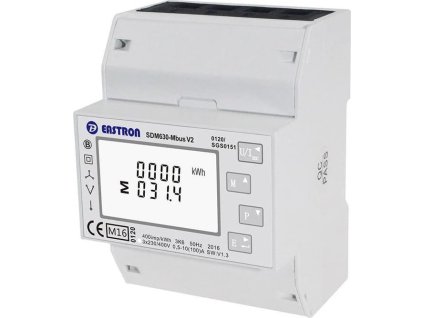Eastron Elektroměr SDM630 Modbus V2, 1/3 fázový