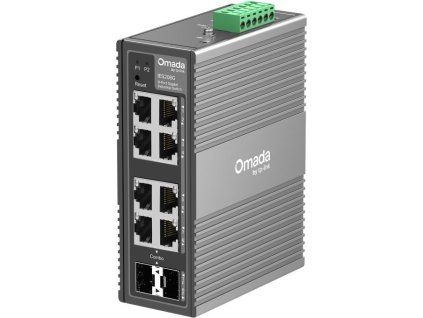 TP-Link IES208G - 8-portový Omada Industry Switch, 6x GLAN, 2x Combo Gigabit SFP