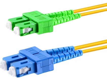 Conexpro optický patch cord, SCupc/SCapc, Duplex, Singlemode 9/125, 2m