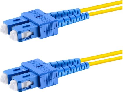 Conexpro optický patch cord, SCupc/SCupc, Duplex, Singlemode 9/125, 2m