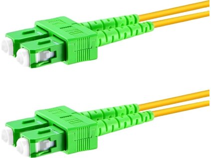 Conexpro optický patch cord, SCapc/SCapc, Duplex, Singlemode 9/125, 2m